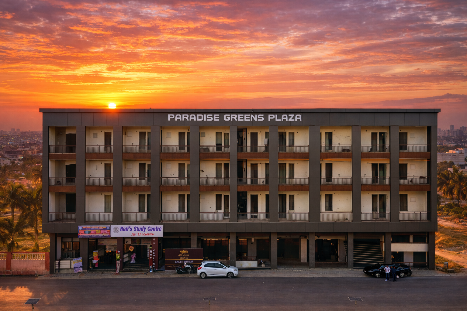 Sunset over Paradise